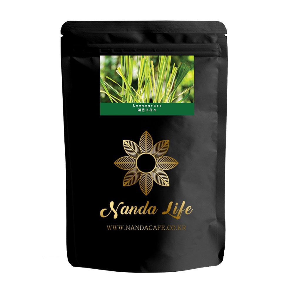 Nanda Life Premium Lemongrass Tea 50 Tea Bags Pure Indian Herb Tea for Healthy Daily Wellness Habit